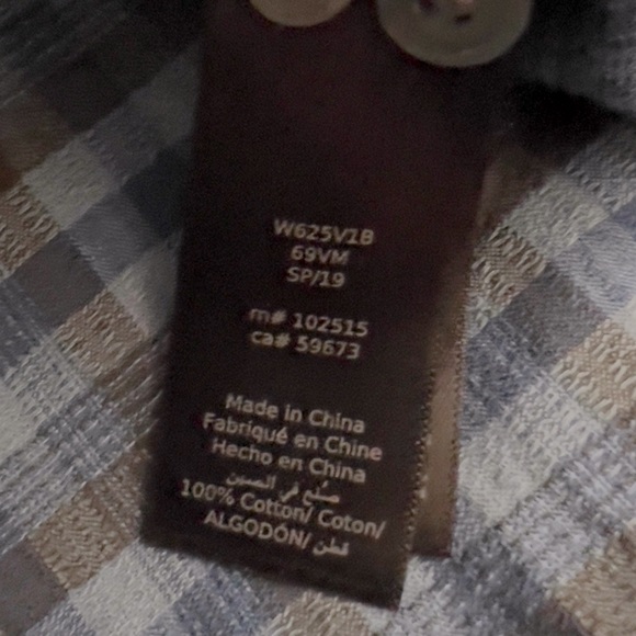 John Varvatos Star USA Fulton Gradient Check L/S Shirt - Picture 14 of 16